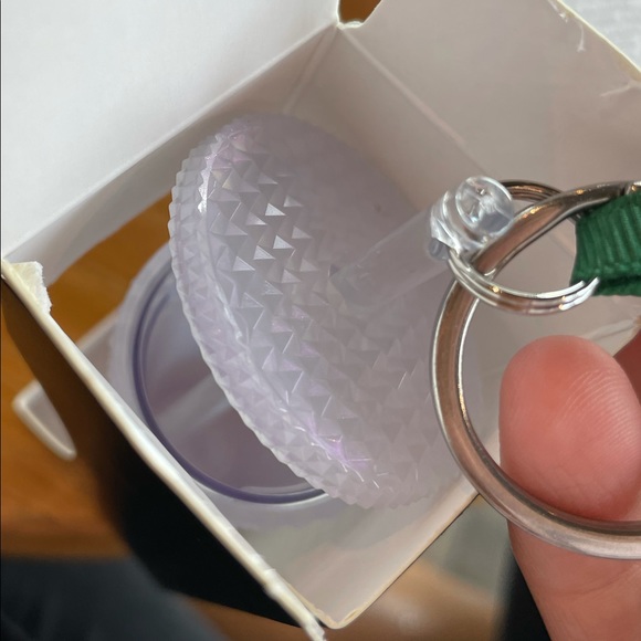 *LAST ONE* NIB Starbucks Keychain Ornament Snow White Icy Lavender 2021 Winter - Picture 4 of 4